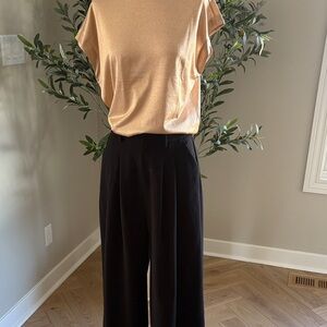 Anthropologie Maeve Wide Leg Pants black size 4. 
NWT